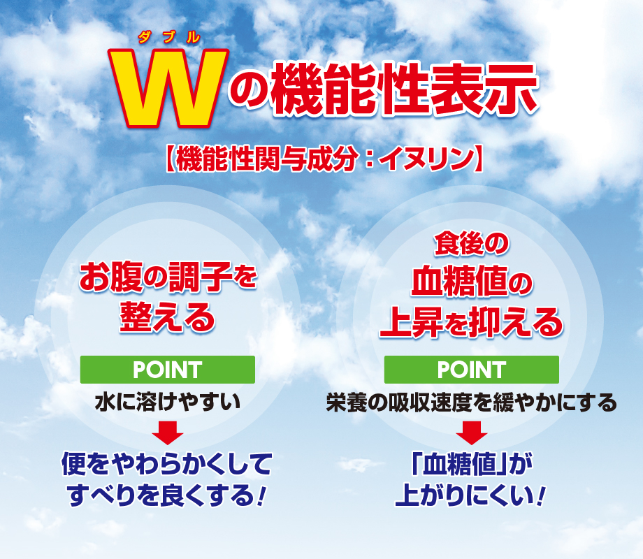 Wの機能性表示