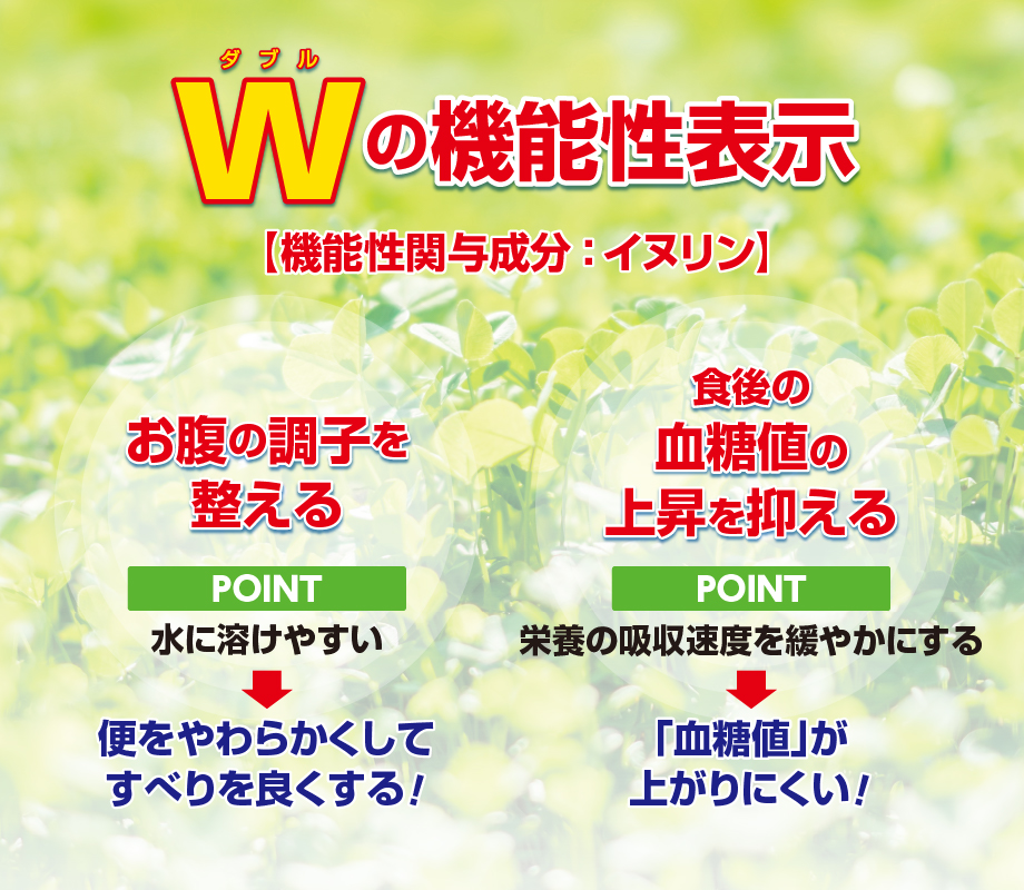 Wの機能性表示